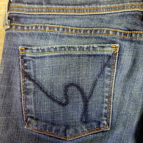 Citizens of Humanity Ingrid #002 Stretch Low Waist Flair Jeans - Picture 5 of 9